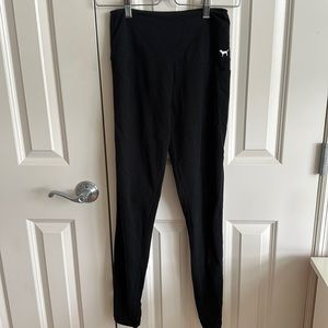 PINK Victoria’s Secret Black Cutout Yoga Leggings